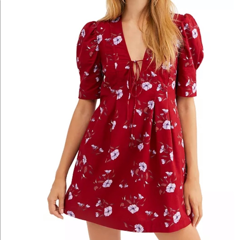FREE PEOPLE NWOT printed tunic top/mini dress